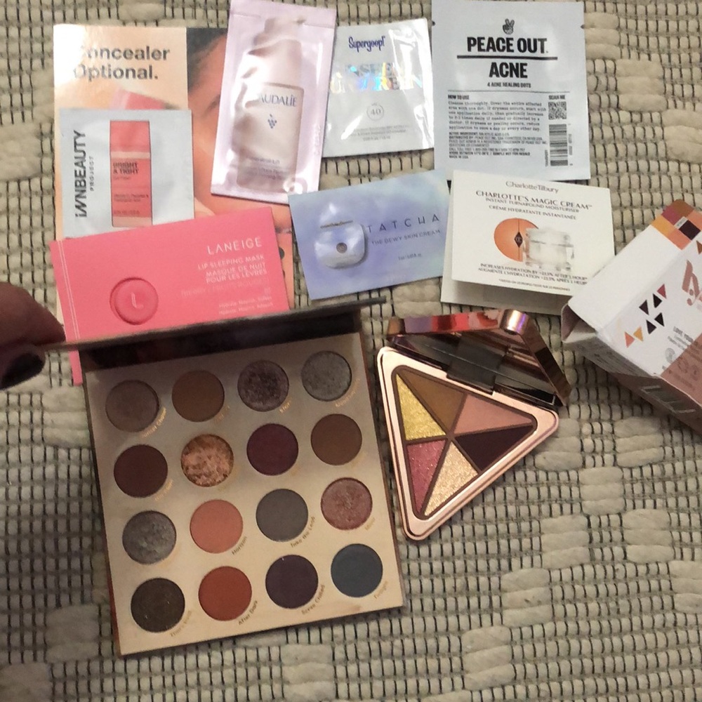 Lot of 9 lys beauty coloupop charlotte tilbury Tatcha